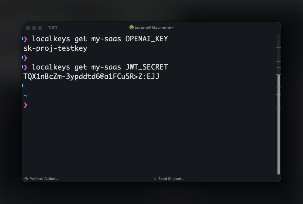 Environment Variables Management
